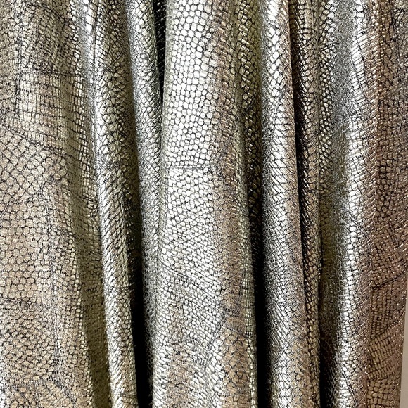 ba&sh Gold Metallic Snakeskin Dress - Small - Picture 3 of 4